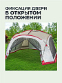 Палатка-шатер 10-местная, 425х425х245 см, с москитной сеткой, серебряное покрытие, C070009 - фото 2