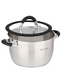 Кастрюля нержавеющая сталь, 3.7 л, крышка стекло, Daniks, Орландо, GS-01435-20CA, индукция - фото 10