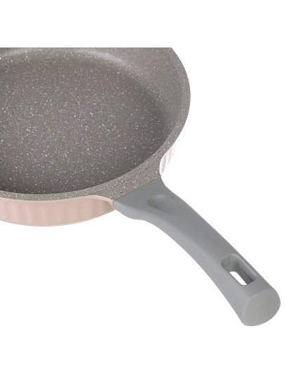 Сковорода литой алюминий, 22 см, антипригарное покрытие, Kukmara, Stella, капучино, сск220а
