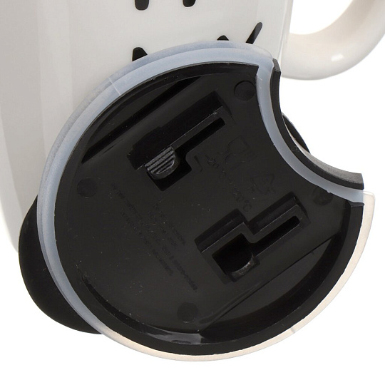 Кружка керамика, 500 мл, Life, с крышкой, Daniks, в ассортименте