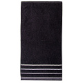 Полотенце банное 70х140 см, 100% хлопок, 460 г/м2, Зиг-заг, темно-серое, Турция - фото 2