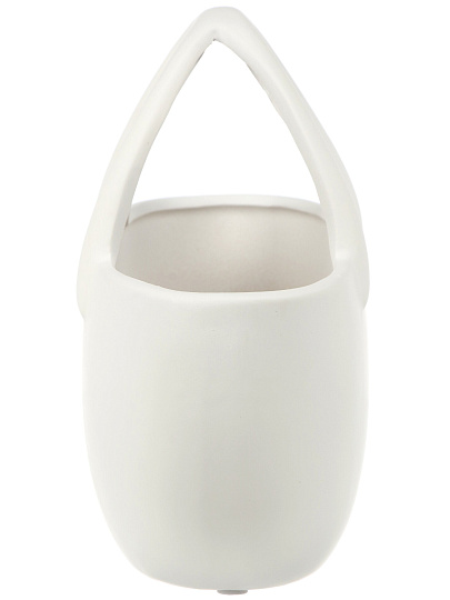 Ваза керам, настольная, 22х8х18 см, Сумка, зел, Y4-11044