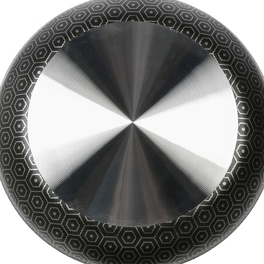 Сковорода алюминий, 24 см, антипригарное покрытие, Vari, В семье вкуснее, серая, VSV14124