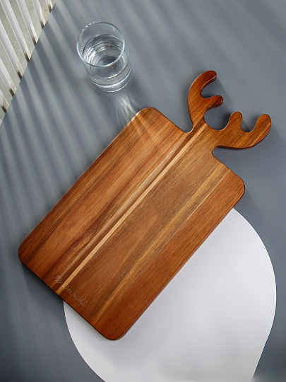 Доска разделочная, акация, 40*20*1.5 см, Daniks, SR21140A