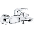 Смеситель для ванны, Grohe, Eurostyle, короткий излив, с картриджем, хром, 33591003