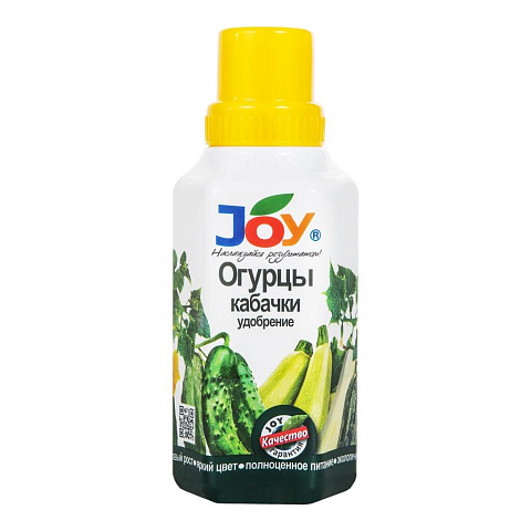 Удобрение Огурцы, Лигногумат ДМ-NPK 6%, органоминеральное, жидкость, 330 мл, Joy