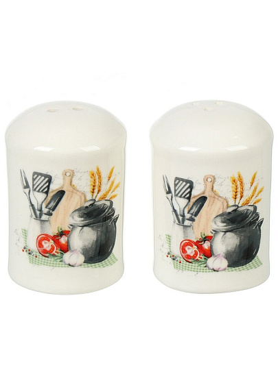 Набор для специй доломит, 2 шт, 5.6х5.6х8 см, Daniks, Comely, 0