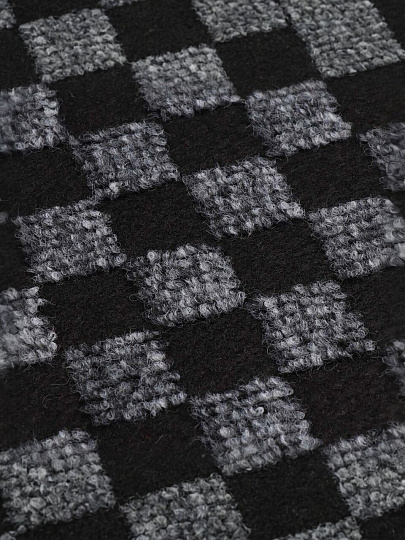 Коврик придверный, 50х80 см, прямоугольный, ПВХ, серый, Жаккард , ComeForte, НР-207