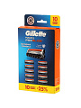 Сменные кассеты для бритв Gillette, Fusion, ProGlide, для мужчин, 10 шт, 0050016380 - фото 2