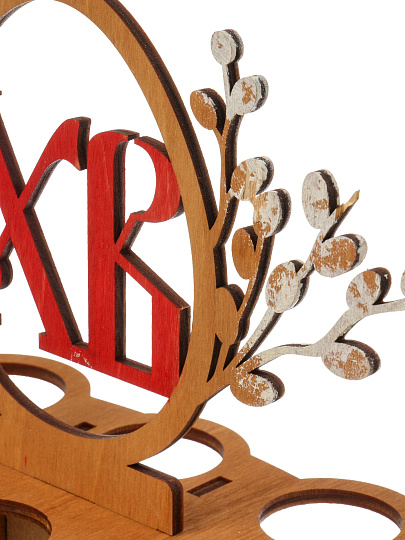 Подставка для пасхальных яиц, фигурная, 23.8х10.5х16.4 см, Evis, Вербочка, 28 2910 0001