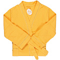 Халат унисекс, вафельный, 100% хлопок, желтый, L-XL, 48-50, Barkas, AI-0904002 - фото 4