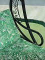Качели садовые 3-местные, 198х115х176 см, 250 кг, Green Days, с москитной сеткой, зеленые, пальма, LG5467M, металл - фото 10