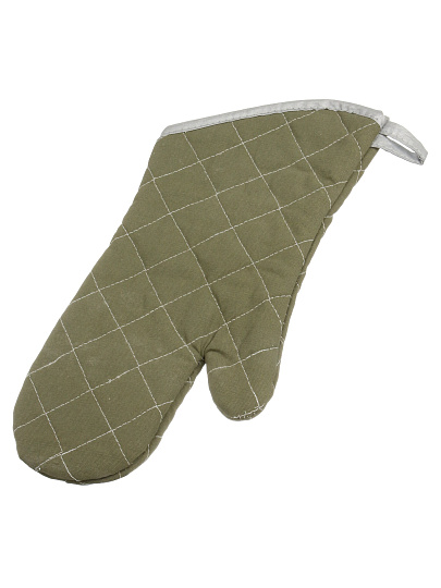 Прихватка-варежка 33х18.5 см, 100%пэ, зел, B180050