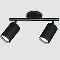 Светильник на основании General Lighting Systems, Башня, 50 Вт, GU10, на 2 лампочки, IP20, d5.5х10х10 см, Спот, черный, 661831 - фото 3