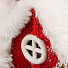 Фигурка декоративная Дом в снегу, 23х21х21 см, красная, SYZFZ-4223036 - фото 3