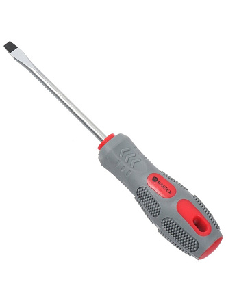 Отвертка плоская, Bartex, SL6, 6х100 мм, антискользящая двухкомпонентная, CrV сталь, K0029N