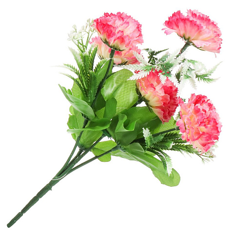 Цветок искусственный декоративный пасхальный, Гвоздика, 30 см, в ассортименте, FP213