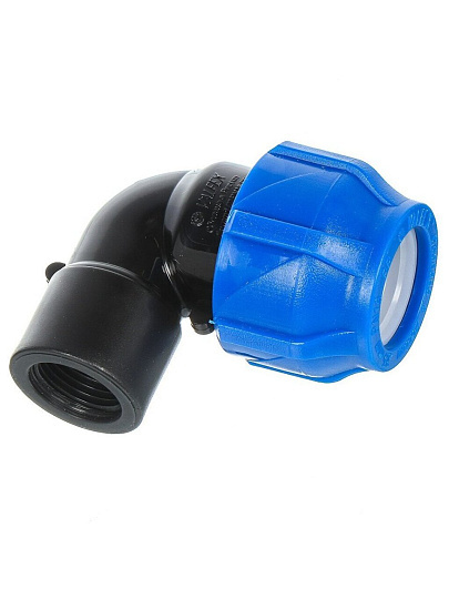 ПНД уголок d25х1/2'', внутренняя резьба, Valfex