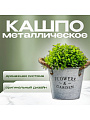 Кашпо Флауэрс, 12х15 см, металл, декоративное, Y4-5498