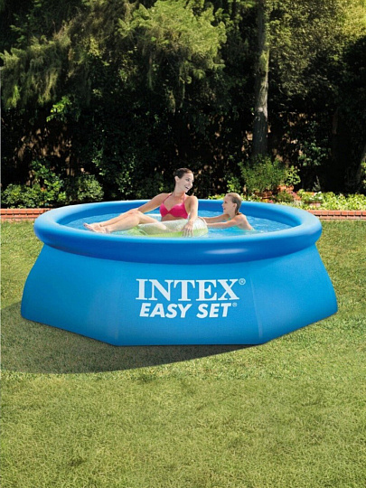 Бассейн надувной Intex, 244х61 см, Easy Set, 28106NP, 1942 л