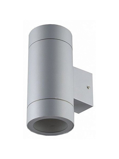 Светильник фасадный General Lighting Systems, GWL-2GX53-M-IP65, накладной, 9х20.5 см, 2 лампы, IP65, серый