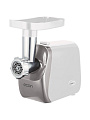 Мясорубка электрическая Econ, ECO-1050MG, 1600 Вт, реверс, 1.8 кг/мин, пластик, 2 насадки, с отсеком для хранения насадок, белый, серебристая