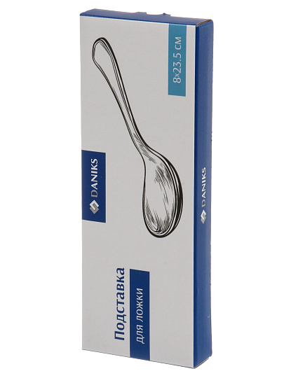 Подставка для ложки, стекло, 23х8 см, Гномик, Daniks