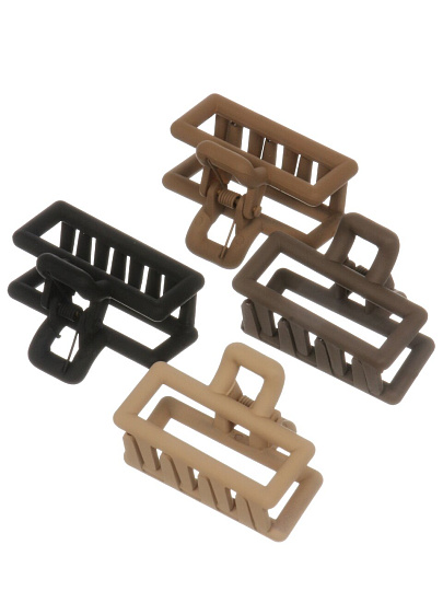 Набор квадртных заколок для волос, 4шт, 4 см, A110103