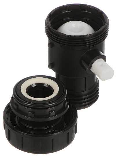 ПНД кран 40х40 мм, шаровой, цанга - цанга, Valfex