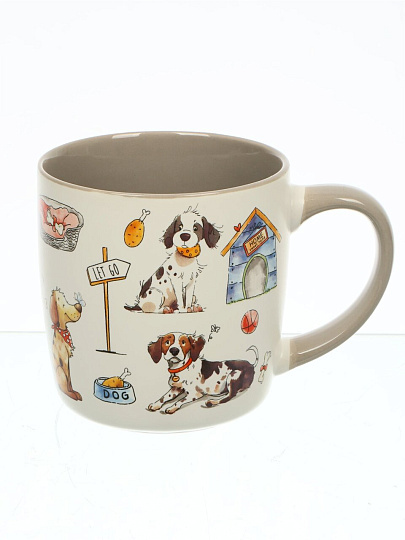 Кружка фарфор, 400 мл, Dogs, Lefard, 260-1022