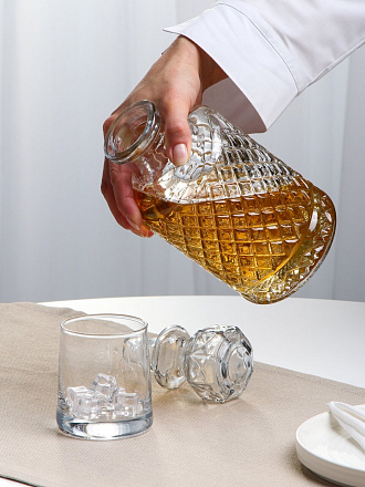 Графин стекло, 1.24 л, Turin art-fantasy, JU8049GCL