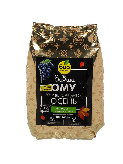 Удобрение Био-комплекс, ОМУ, осень, универсальное, 2.5 кг, Биоша