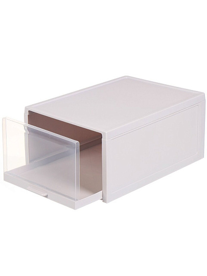 Контейнер для хранения обуви, 15.8х25х35 см, серый, Y4-6463