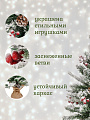 Елка новогодняя настольная, 65 см, ель, полиэтилен, заснеженная, с ягодами, SYSPS-0823127 - фото 2