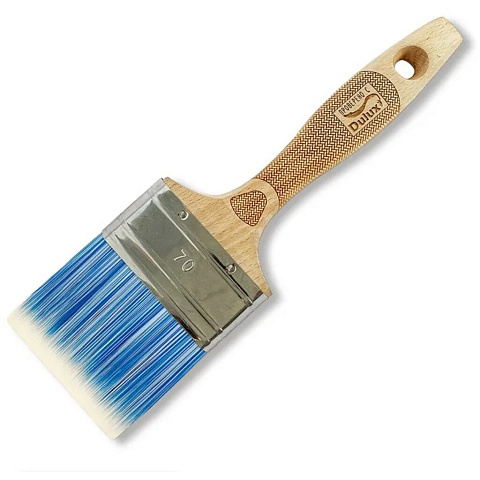 Кисть плоская, Handmaler, PRO BLUE, 70 мм, искусственная щетина, бук, 1009-70