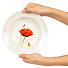 Тарелка суповая, керамика, 20 см, круглая, Идиллия Алый мак, Добрушский фарфоровый завод, 5С0020 - фото 4