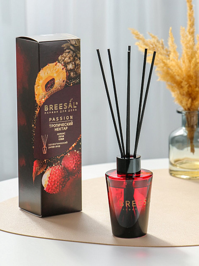 Аромадиффузор Breesal, 70 мл, 10х6 см, Passion Тропический нектар, BR0074
