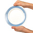 Тарелка десертная керамическая, 175 мм, Соли синие 057/5 - фото 4
