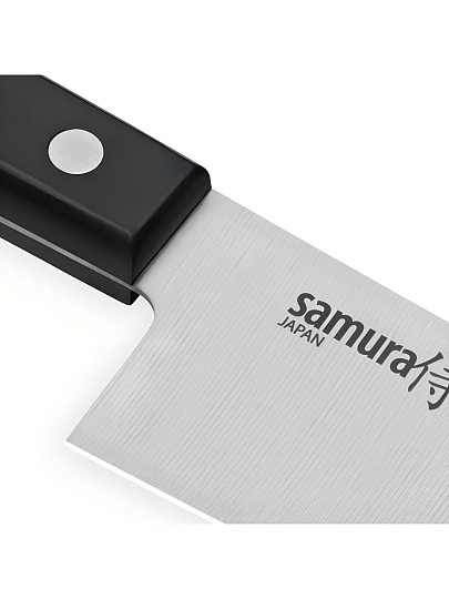 Нож кухонный Samura, Harakiri, шеф-нож, нержавеющая сталь, 20.8 см, рукоятка пластик, SHR-0085B/K