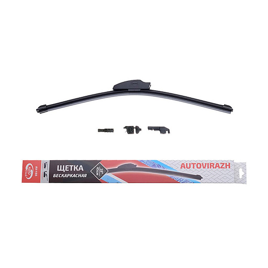 Щетка стеклоочистителя Autovirazh, бескаркасная, 18&quot;/45 см, AV-155Y, AV-001815