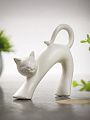 Фигурка декоративная керамика, Кот, 11х4.5х11.5 см, Y4-9105