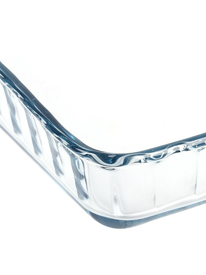 Форма для запекания стекло, 24х37 см, 2.85 л, прямоугольная, Borcam, 59984