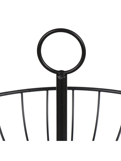 Ваза для фруктов, 2 яруса, на ножке, 30х30х48 см, Y4-8701