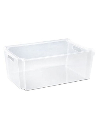 Ящик хозяйственный 13 л, 39.4х26.2х15 см, штабелируемый, прозрачный, Violet, Модуль М1, 6613100/6613000