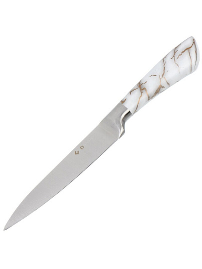 Нож кухонный Daniks, Platinum, универсальный, нержавеющая сталь, 12.5 см, рукоятка пластик, WFCF-0044-4