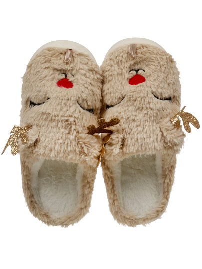 Тапки жен, бежевый, р-р 40-41, Милашки, A210397