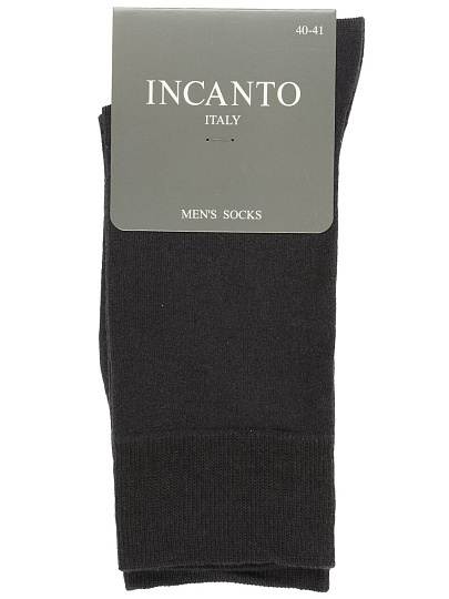 Носки для мужчин, хлопок, Incanto, темно-серые, р. 40-41, BU733008