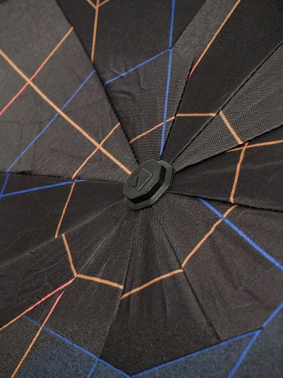 Зонт для мужчин, механический, 8 спиц, 65 см, Клетка, в ассортименте, TU65-6