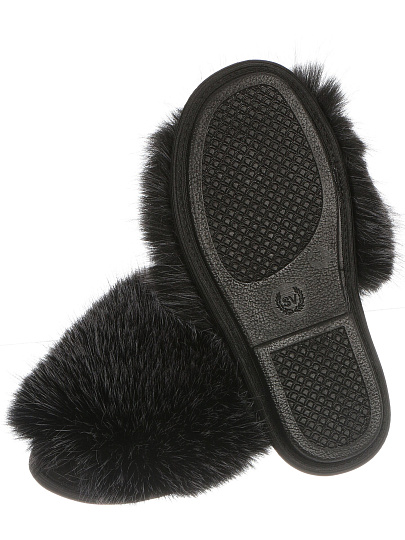 Тапки для женщин, р. 38, песец, меховые, ЛЮКС А