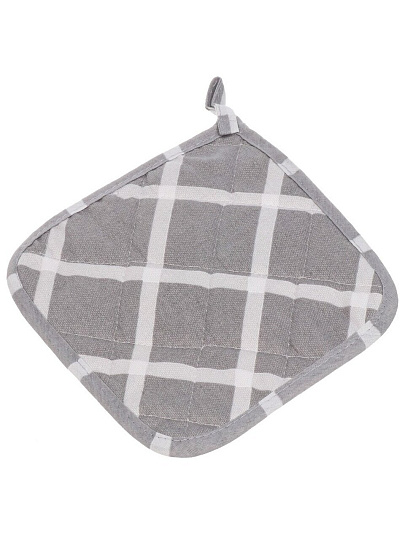 Прихватка 20х20 см, рогожка, 100% хлопок, Радушная хозяйка, Артишоки, 2176